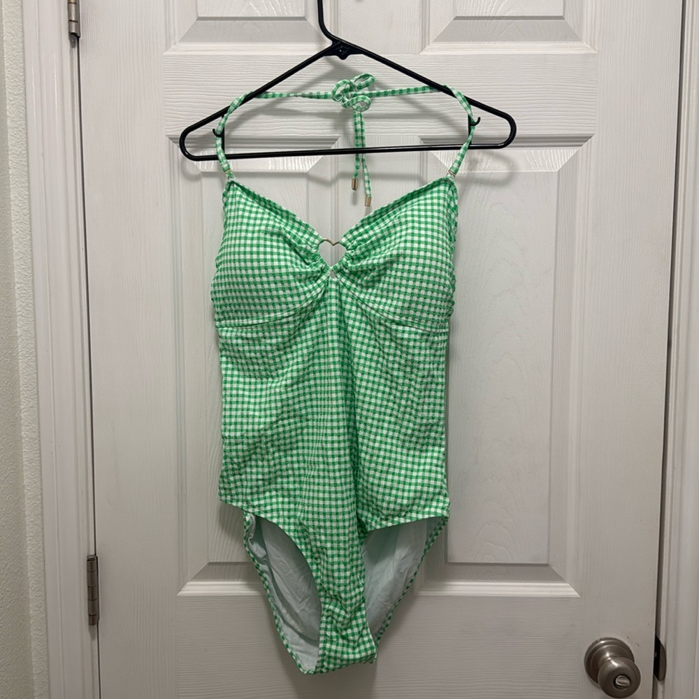 Betsey Johnson gingham swimsuit